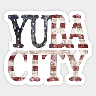 Yuba City, CA Sticker